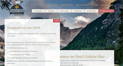 Desktop Screenshot of hotel-goldenerose.com